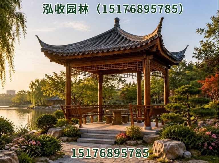凉山防腐木展示图